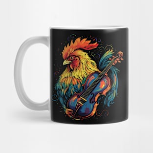 Chicken Playing Violin Mug